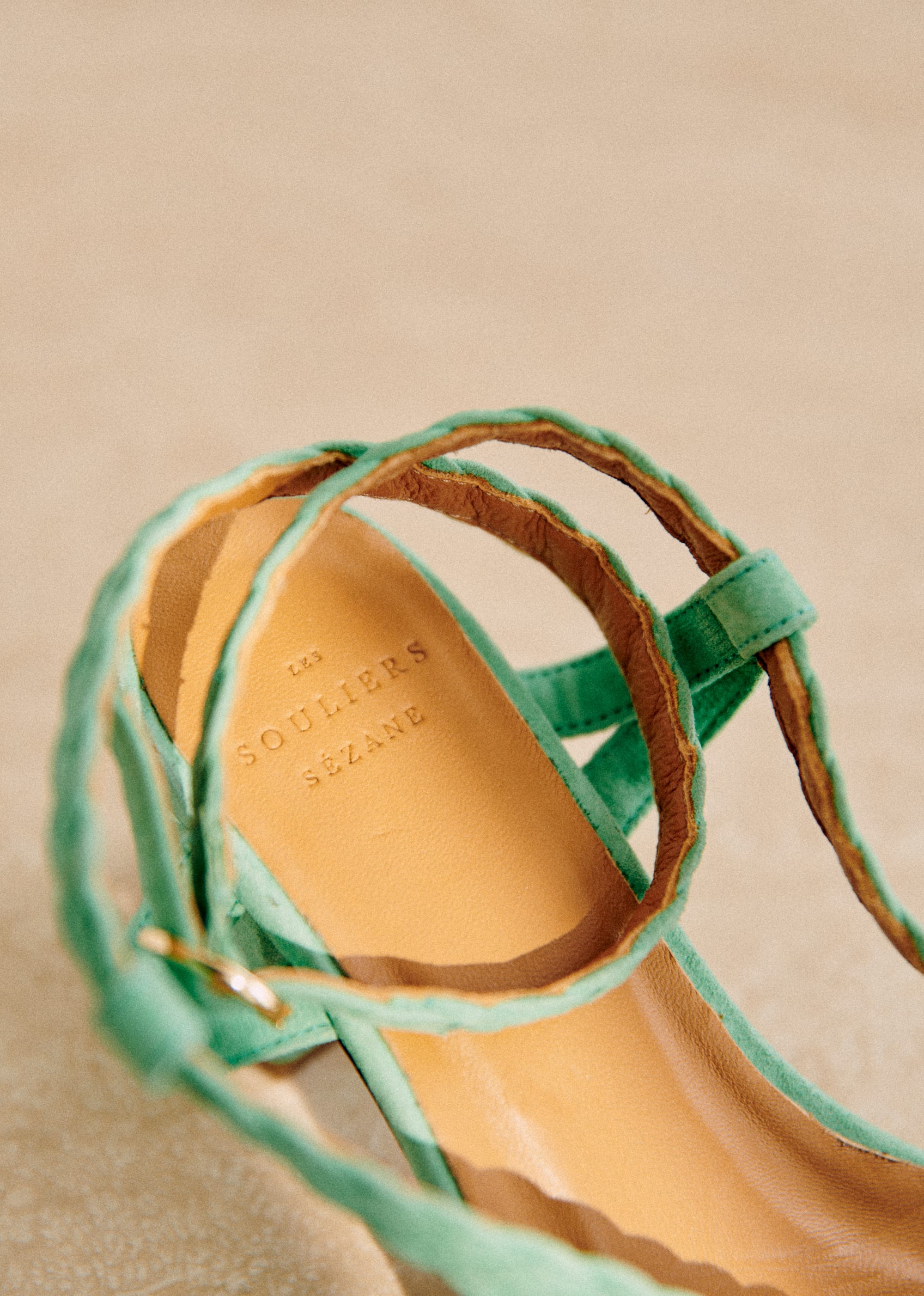 Sandales Natacha - Menthe tressé - SOULIERS/SOULIERS Sandales 5906222