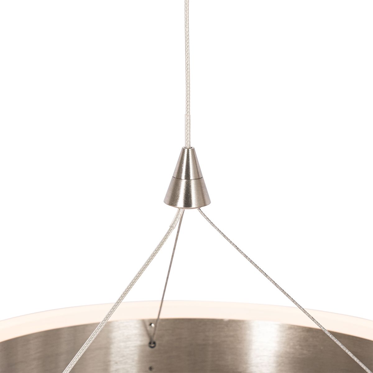 Hanglamp staal langwerpig incl. LED 3-staps dimbaar 3-lichts - Lyani