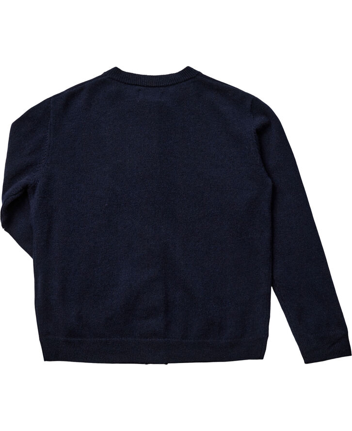 Magasin du Nord Collection Strikka RWS wool & cashmere cardigan Navy