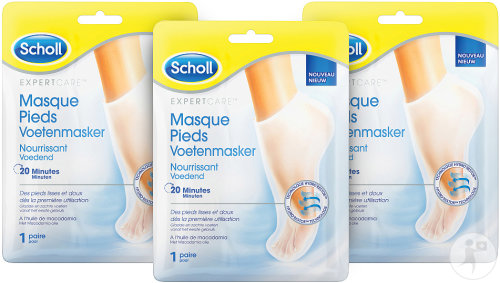 Scholl Expert Care Tripack Masque Pieds Nourrissant 3 Paires