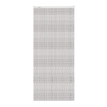 Livn deurgordijn cord zwart/grijs 100x230 cm