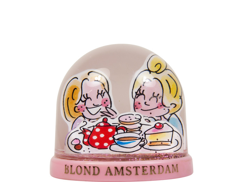 Sneeuwbol 9cm Blond Birthday Even Bijkletsen