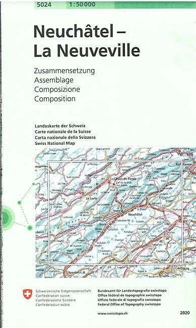 BUNDESAMT - 5024 NEUCHATEL ECHELLE 1 50 000