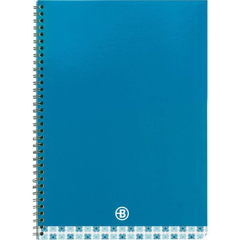 Cahier spirale standard Bruneau A4 21 x 29,7 cm grands carreaux 100 pages