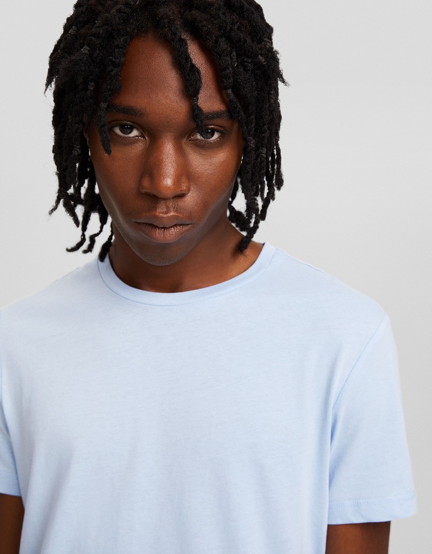Camiseta de manga curta com modelagem regular