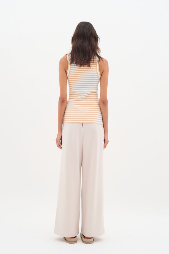 InWear DagnaIW Striped Tank Alabaster/pure white stripe