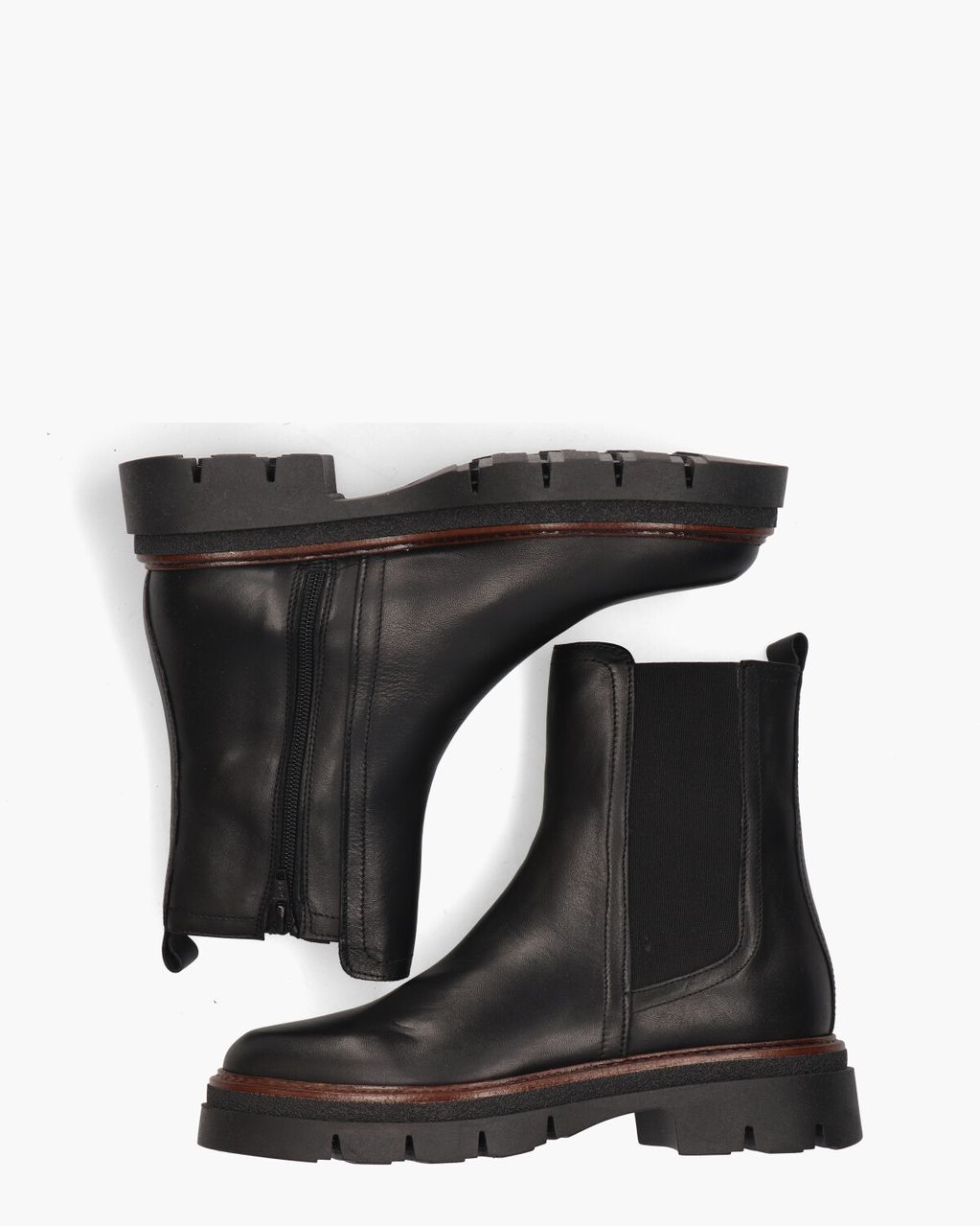 Miss Behave Viola Zwart Dames Chelseaboots