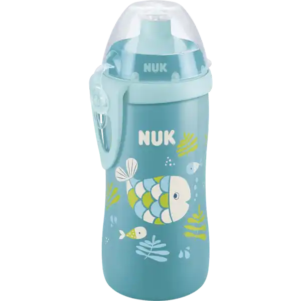 Junior Cup mit Push-Pull Tülle und Chamäleon Effekt 300 ml, Blau