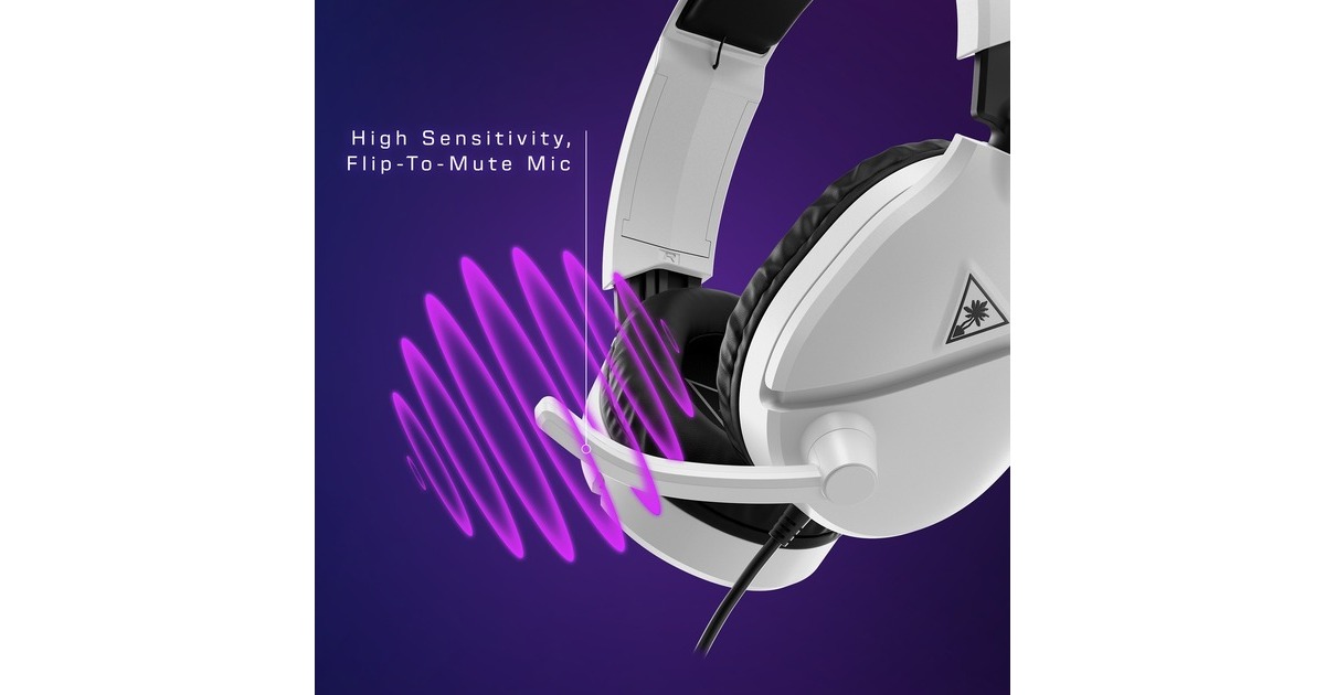 Turtle BeachEar Force Recon 70X White (2024) over-ear gaming headset  (Wit, Xbox Series X|S, Xbox One, PS4, PS5, Switch, PC, Mobile)