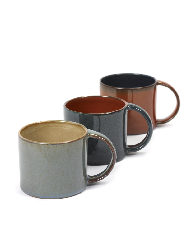 Serax Terres de Rêves by Anita le Grelle mok 8,5cl rust/dark blue