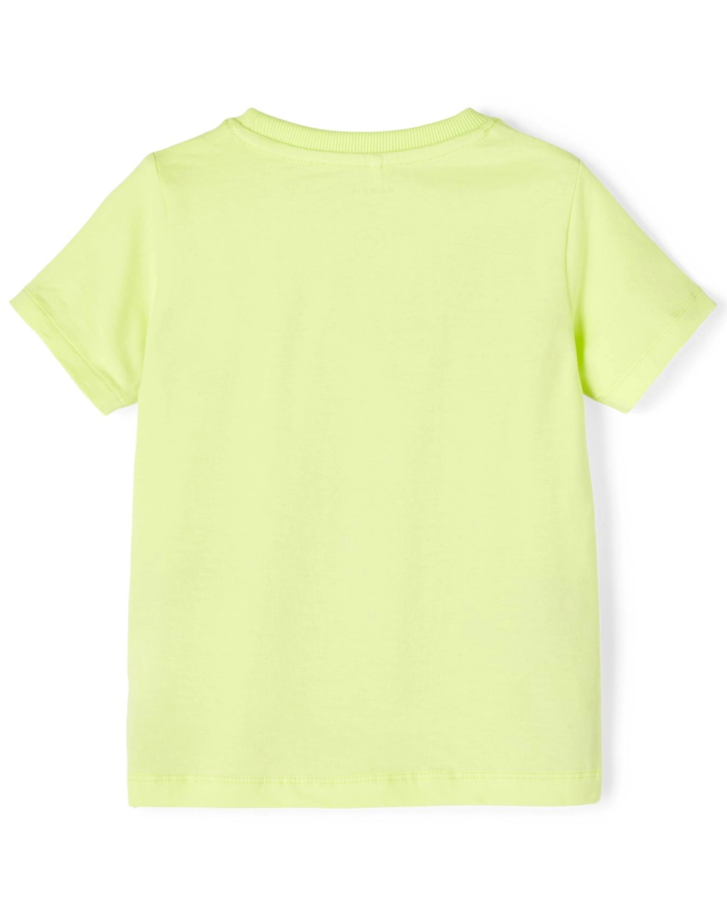 T-Shirt NMMFINNI SKATE ON in sunny lime