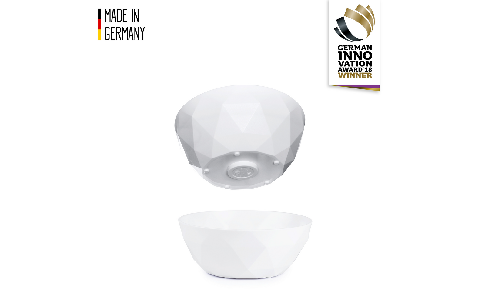 silwy® Magnet-Bowl Schüssel Set 2 Stück Weiß