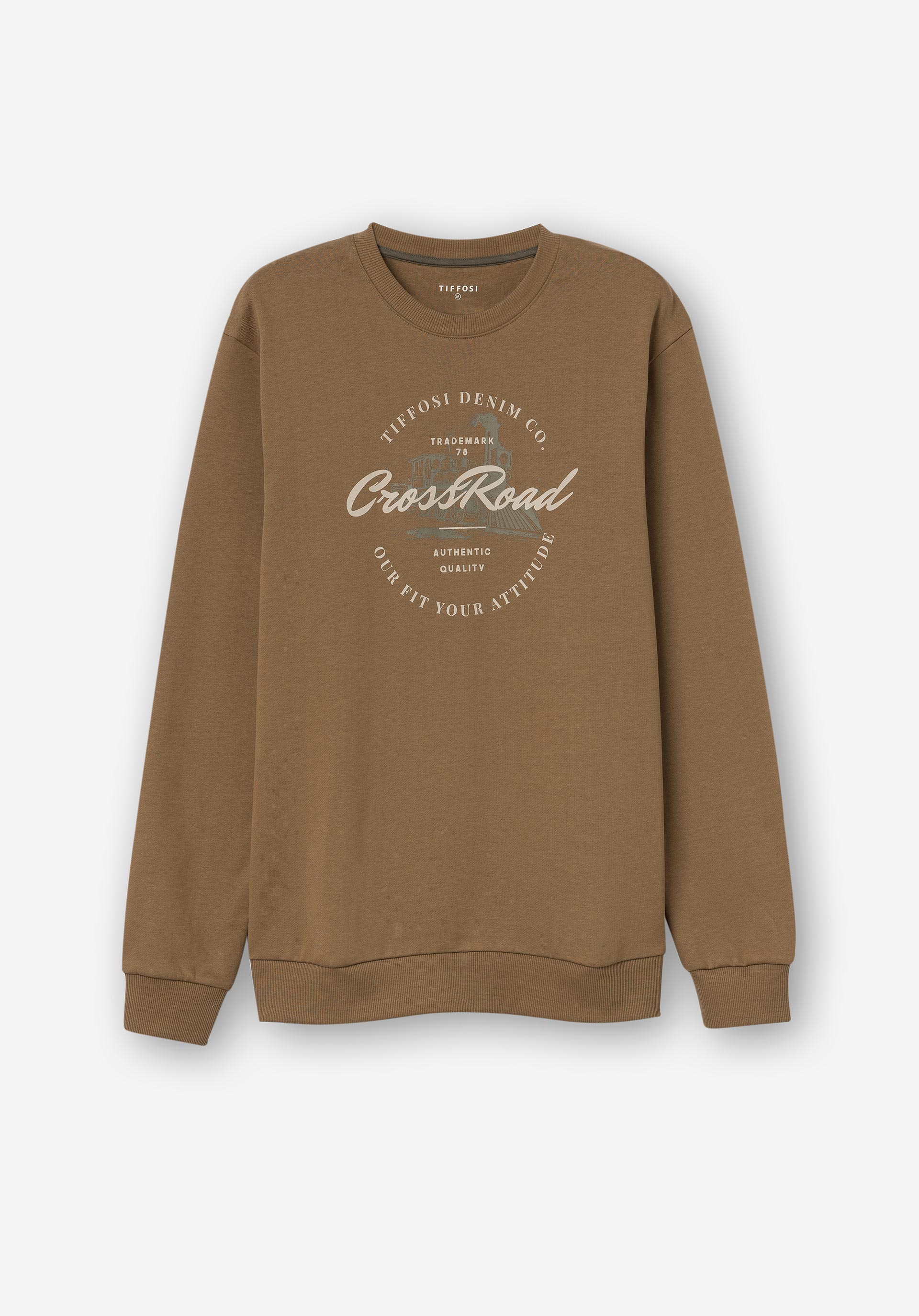 Sweatshirt com Estampado Frontal