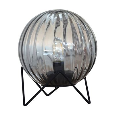 Lampe boule support métal