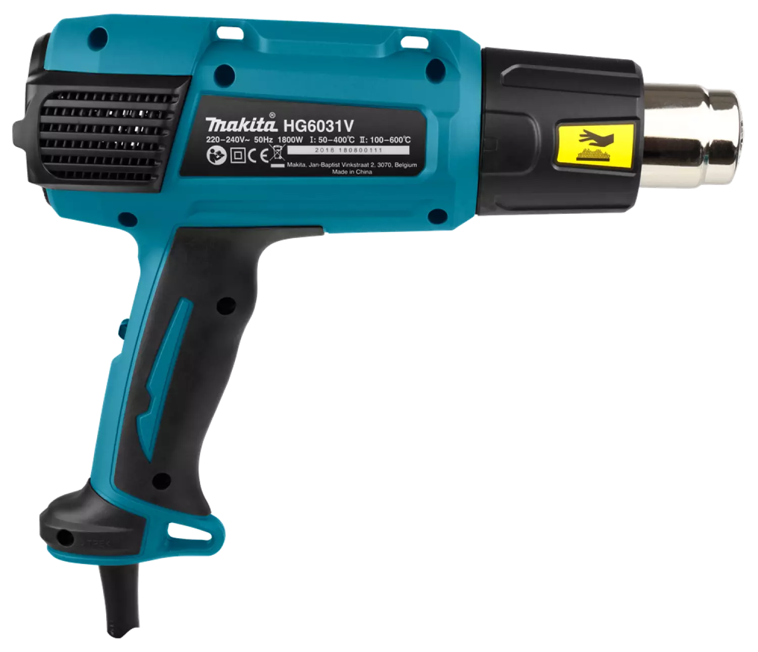 Makita HG6031VK Heteluchtpistool in koffer