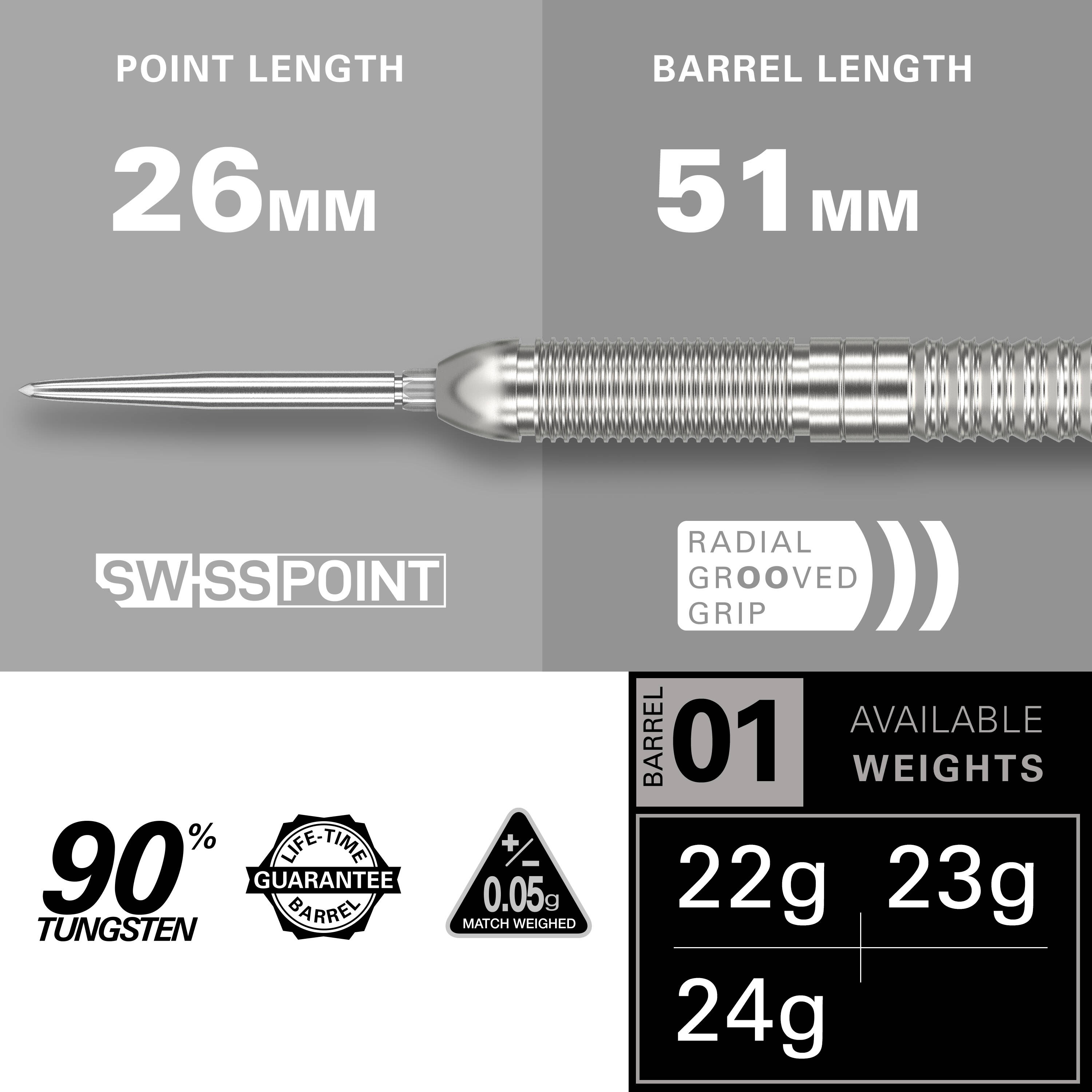 Target - Swiss Point - Crux 01 - Steeldart
