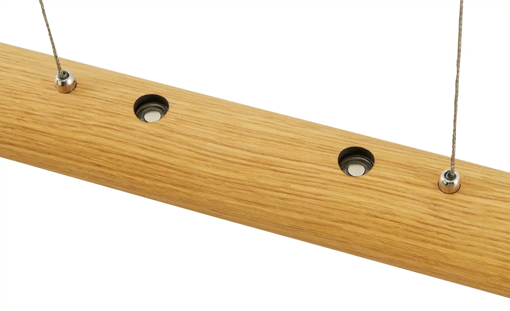 LED-Pendelleuchte, 1-flammig, Eiche natur