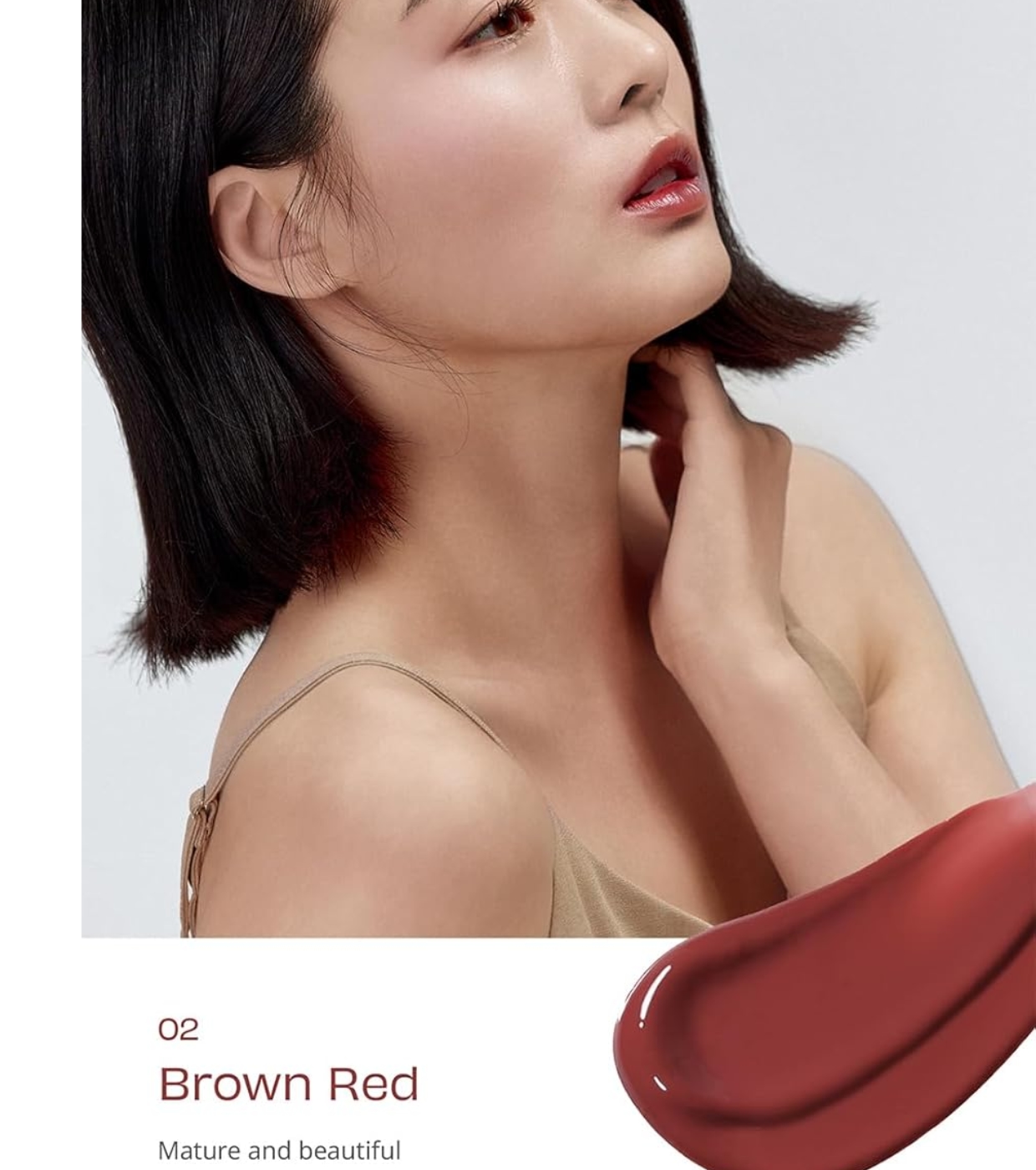House of HUR - Lip Tint Glowy Ampoule Tint - 02: Brown Red