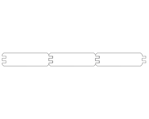 Blokhutprofiel sparrenhout 38x146x2400 mm