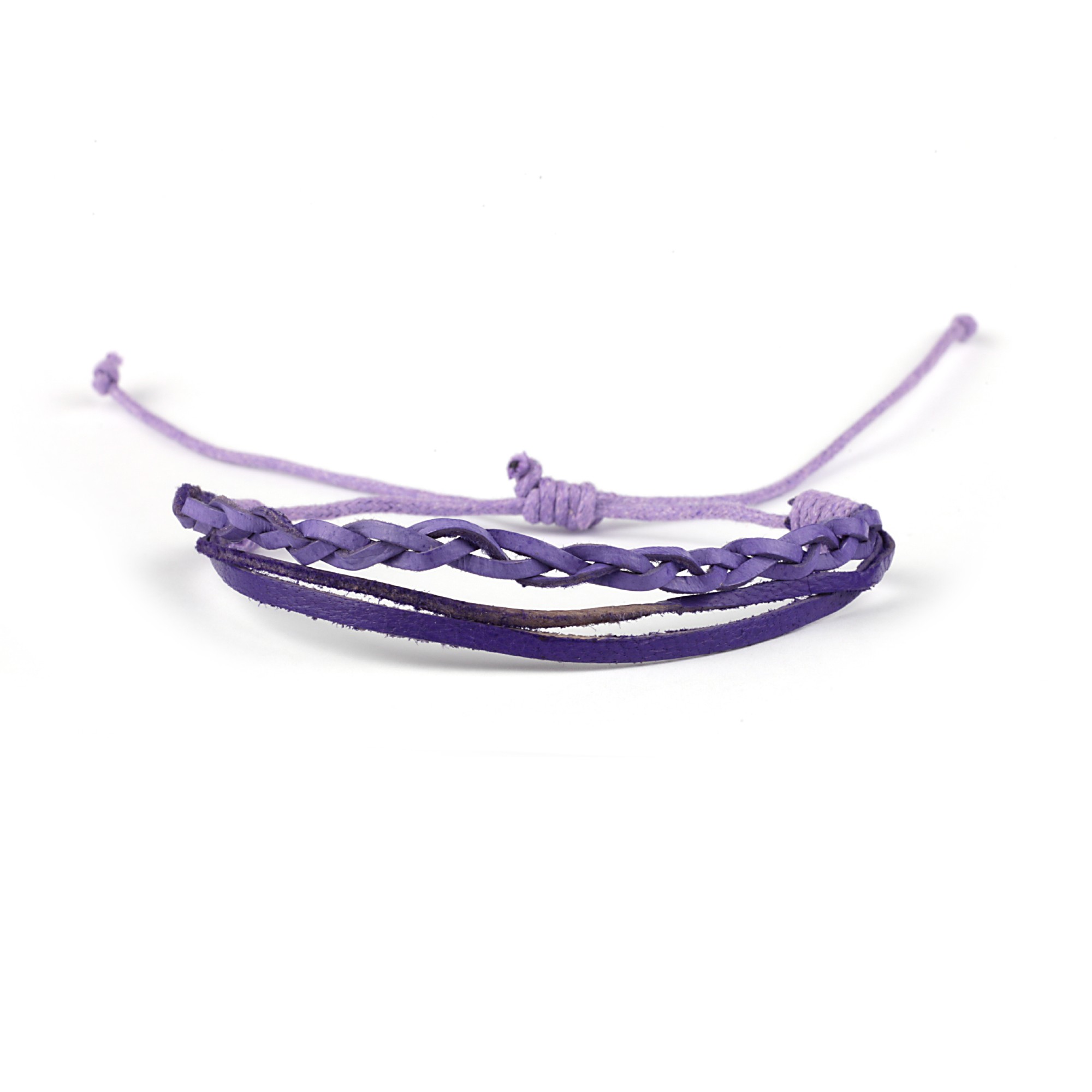 Armband geflochten, lila, Ø 10 cm günstig bestellen