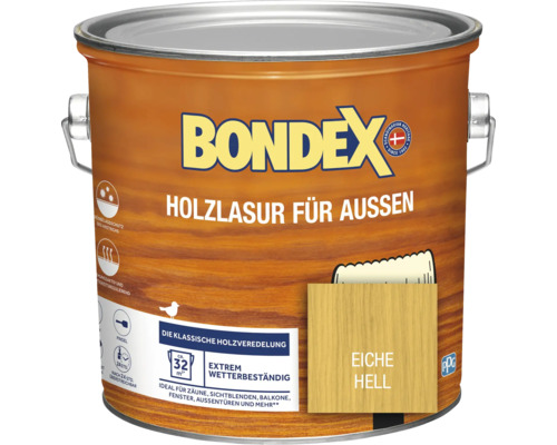 BONDEX Houtbeits licht eiken 2,5 l