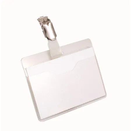 Durable 810619 Namensschilder mit Clip 60 x 90 mm, 25 Stück