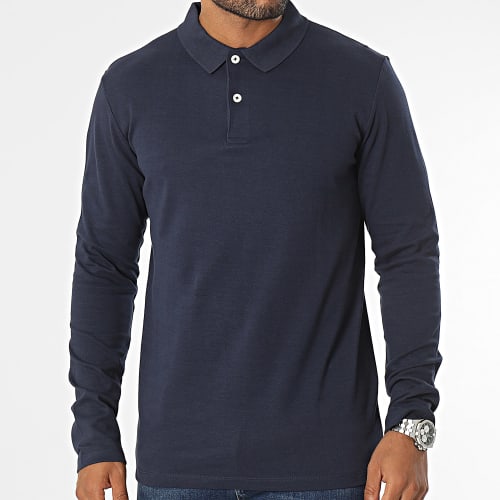 Polo Manches Longues Jackson Bleu Marine