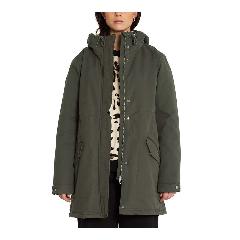 Volcom LESS IS MORE 5K - Parka Femme rinsed black