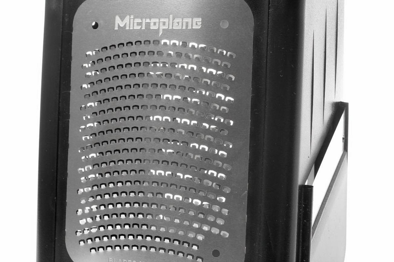 Microplane 4 zijdige rasp Box Grater zwart