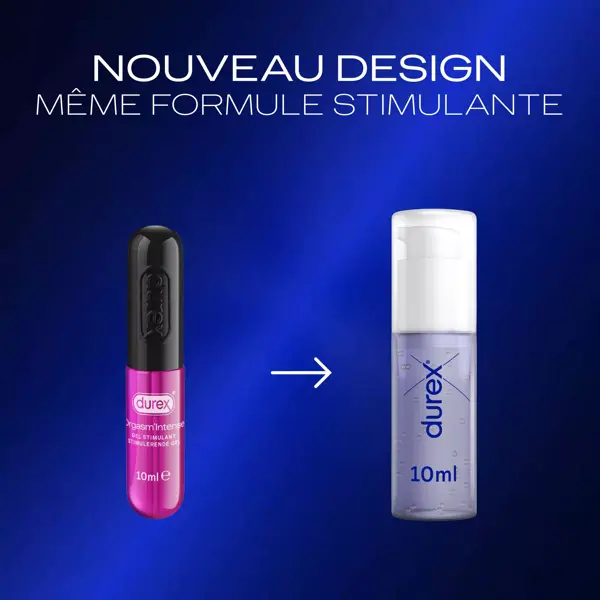 Gel para Orgasmo Intenso Durex - Gel Estimulante - Efeito Quente/Frio - 10ml