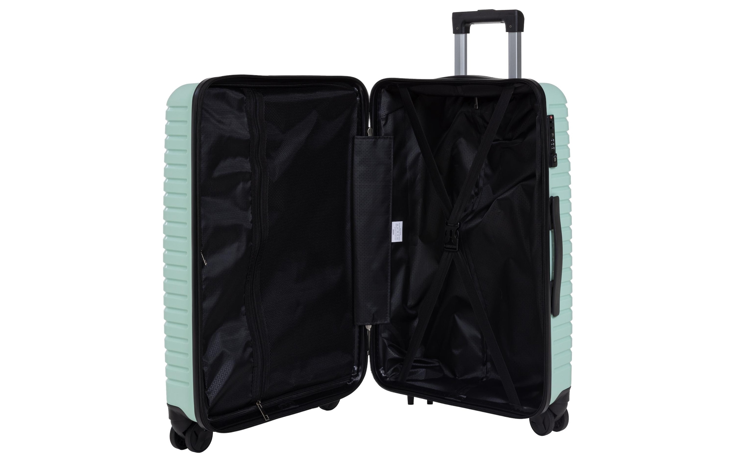 KOOR Koffer »Manila 3-teilig, Mint« 40 l 4 Rollen