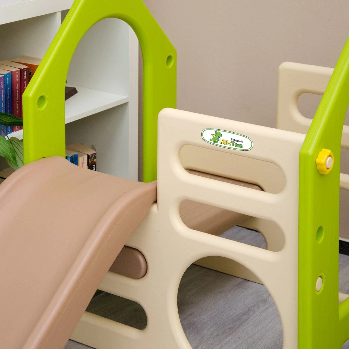 Kinder Spielplatz ab 1 Jahr 155x135 Garten Spielturm - Baby Rutsche mit Schaukel