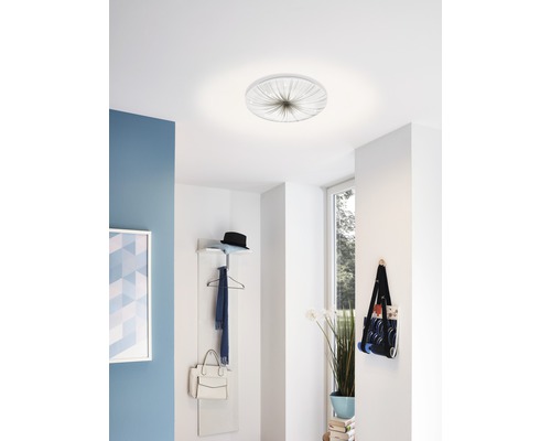 LED plafondlamp 24W 2400 lm 3000K Ø 41 cm Nieves wit/zilver