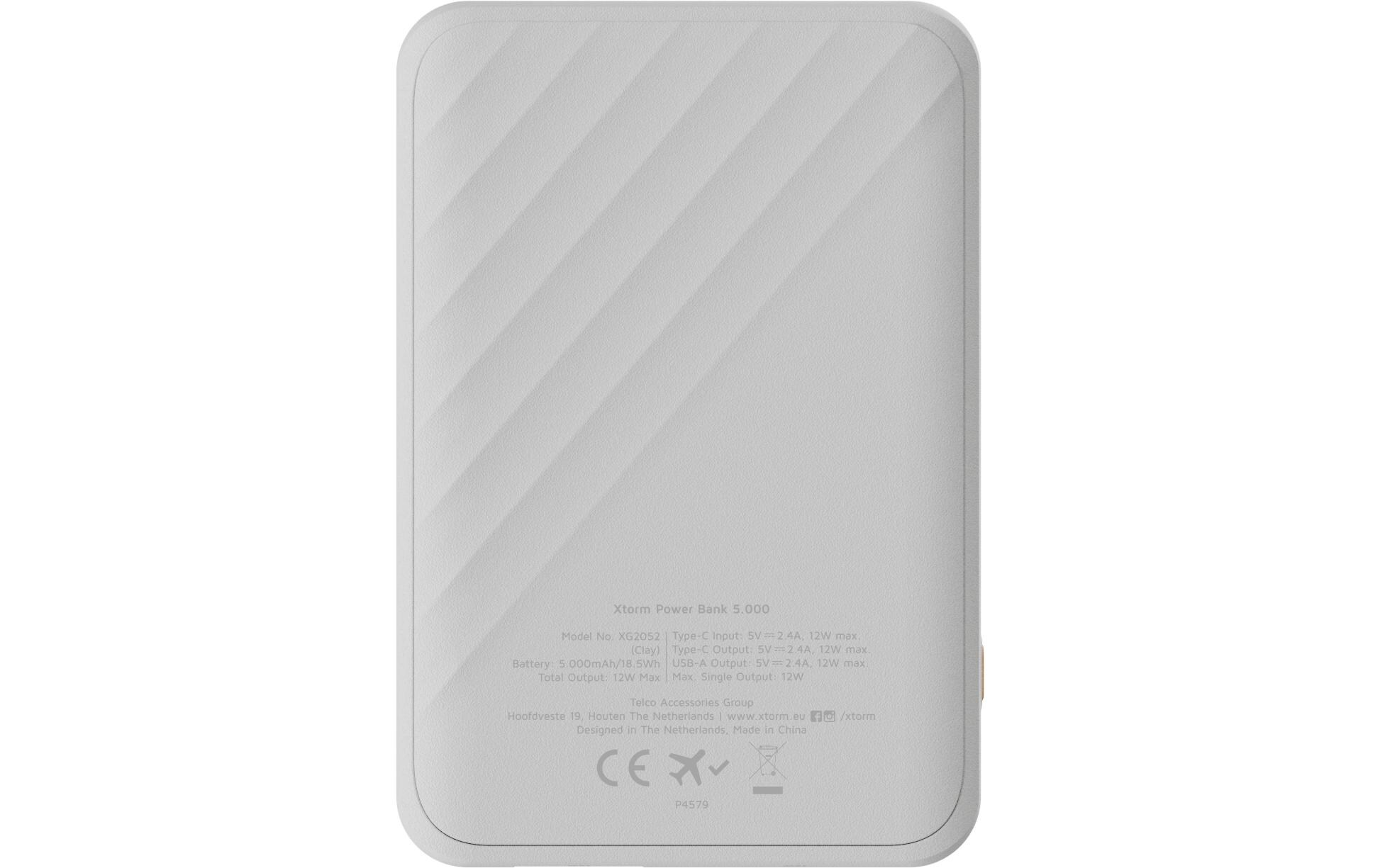 Powerbank Go2 5000 mAhSchlanke 2-Port-Powerbank mit FastCharge
