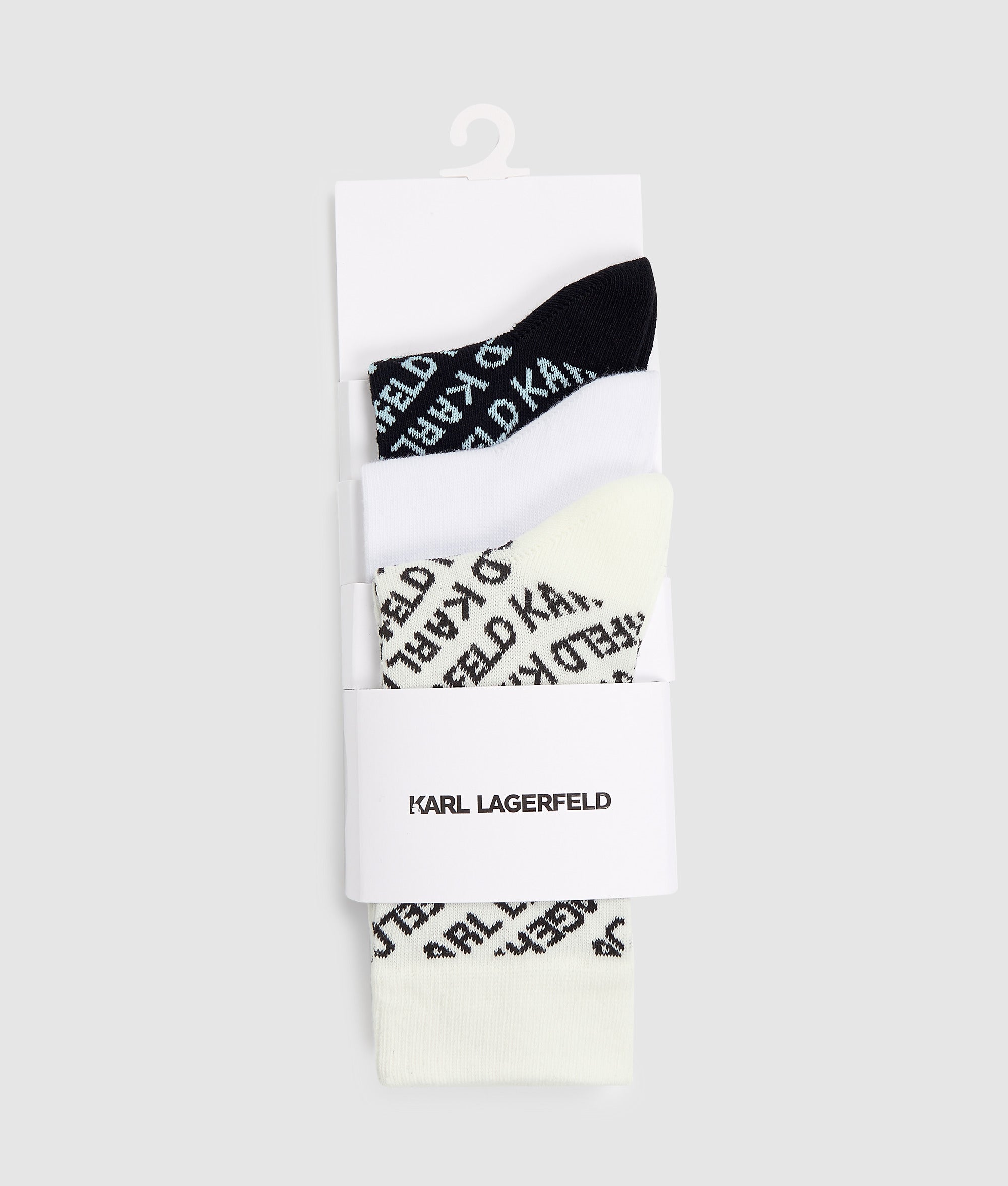 Sokken met all-over logo – 3 paar