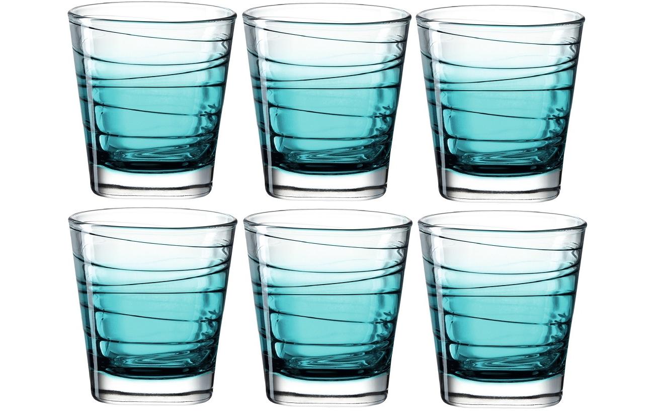Trinkglas Vario Struttura 250 ml, 6 Stück, HellblauGläser-Set