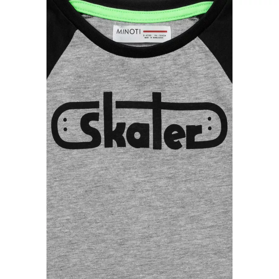 MINOTI T-Shirt GrauSchwarz