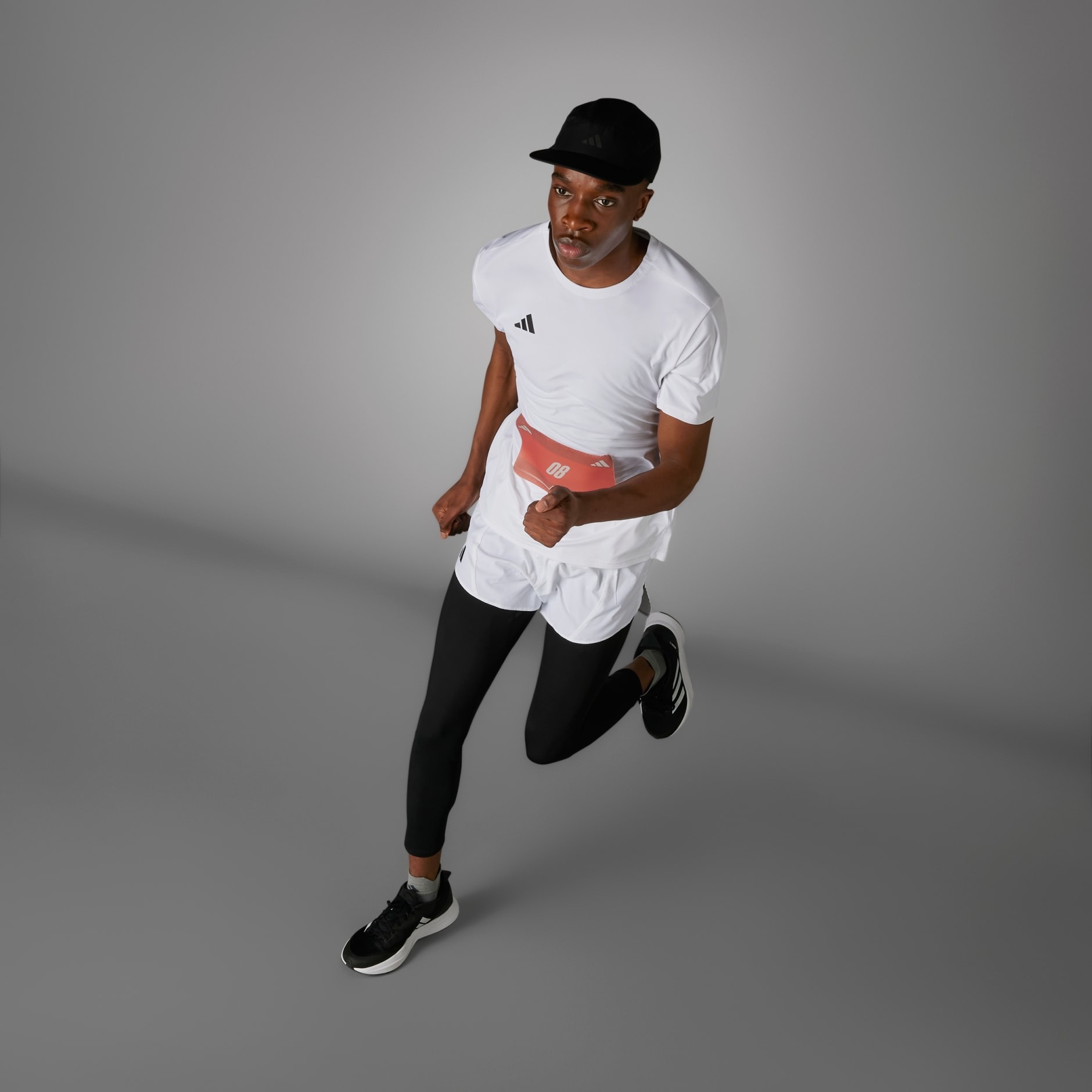 Adizero Essentials Running Tee Herre White