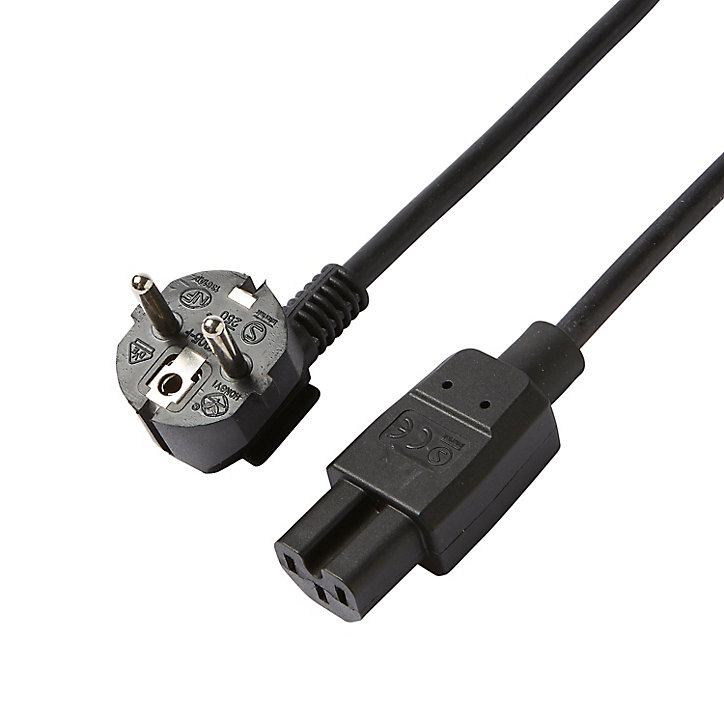 Cordon d'alimentation pour appareil chauffant Diall 2m