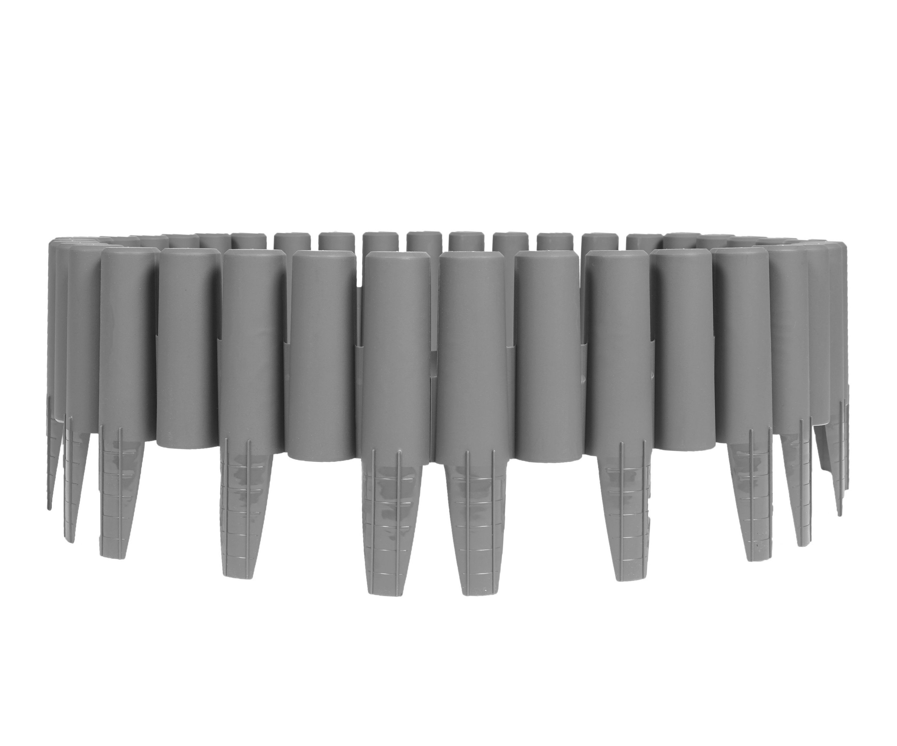 Rasenkante Holzoptik anthrazit 8er Set