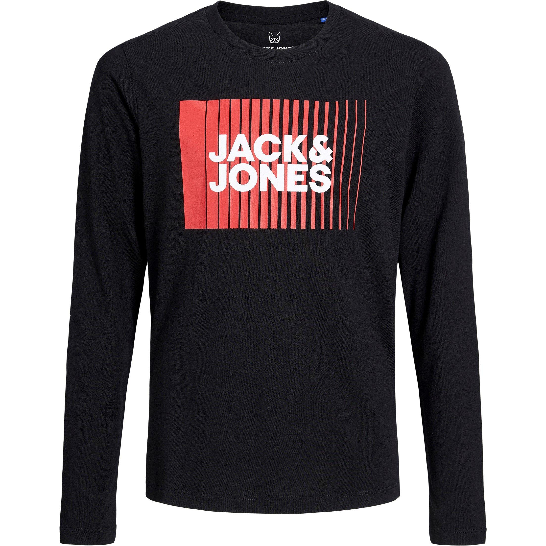 Jack and Jones J And J Logo Long Sleeve Tee Juniors