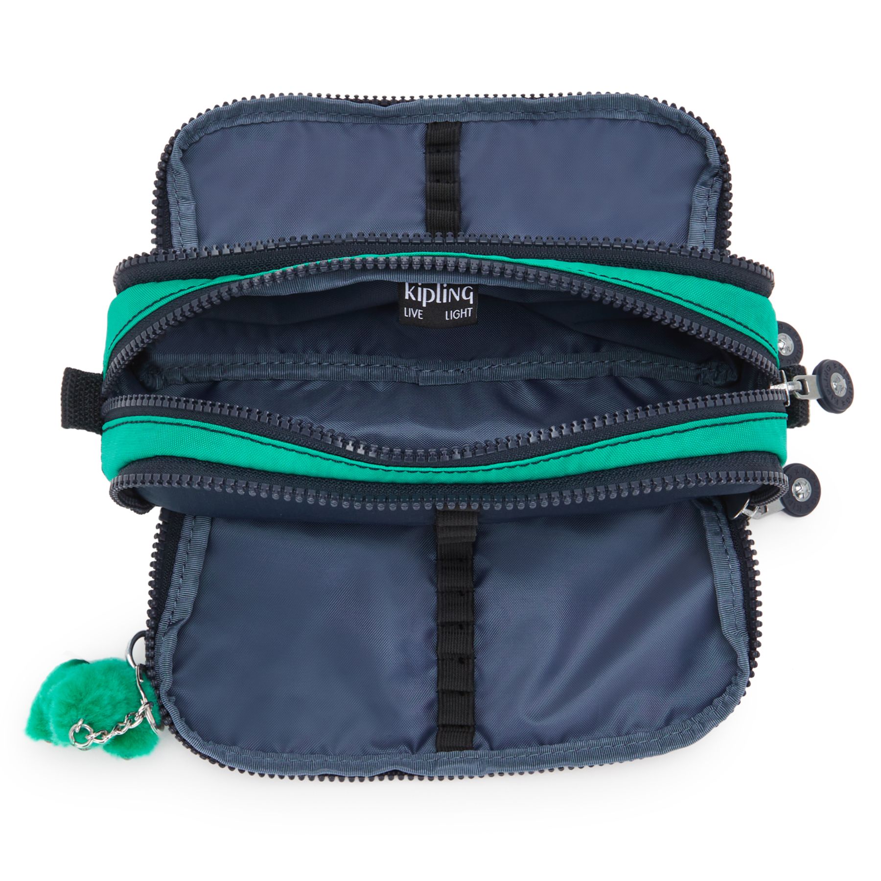 GITROY Large Trousse - Blue Green Block