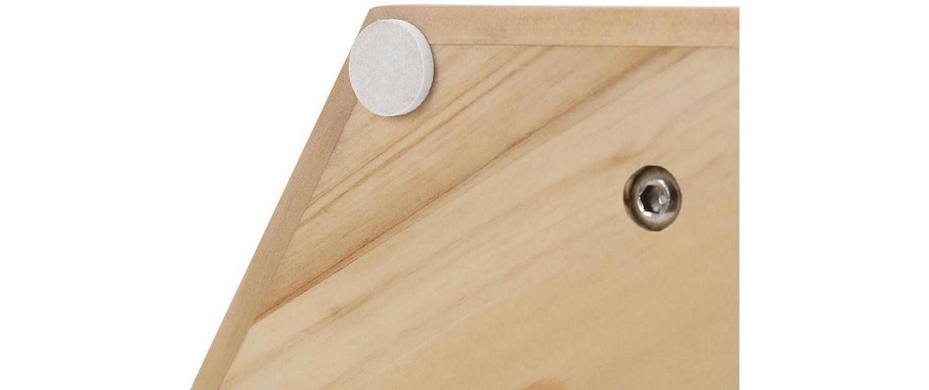 Schmuckhalter 36 cm, Weiss-NaturSchmuckständer mit Schale