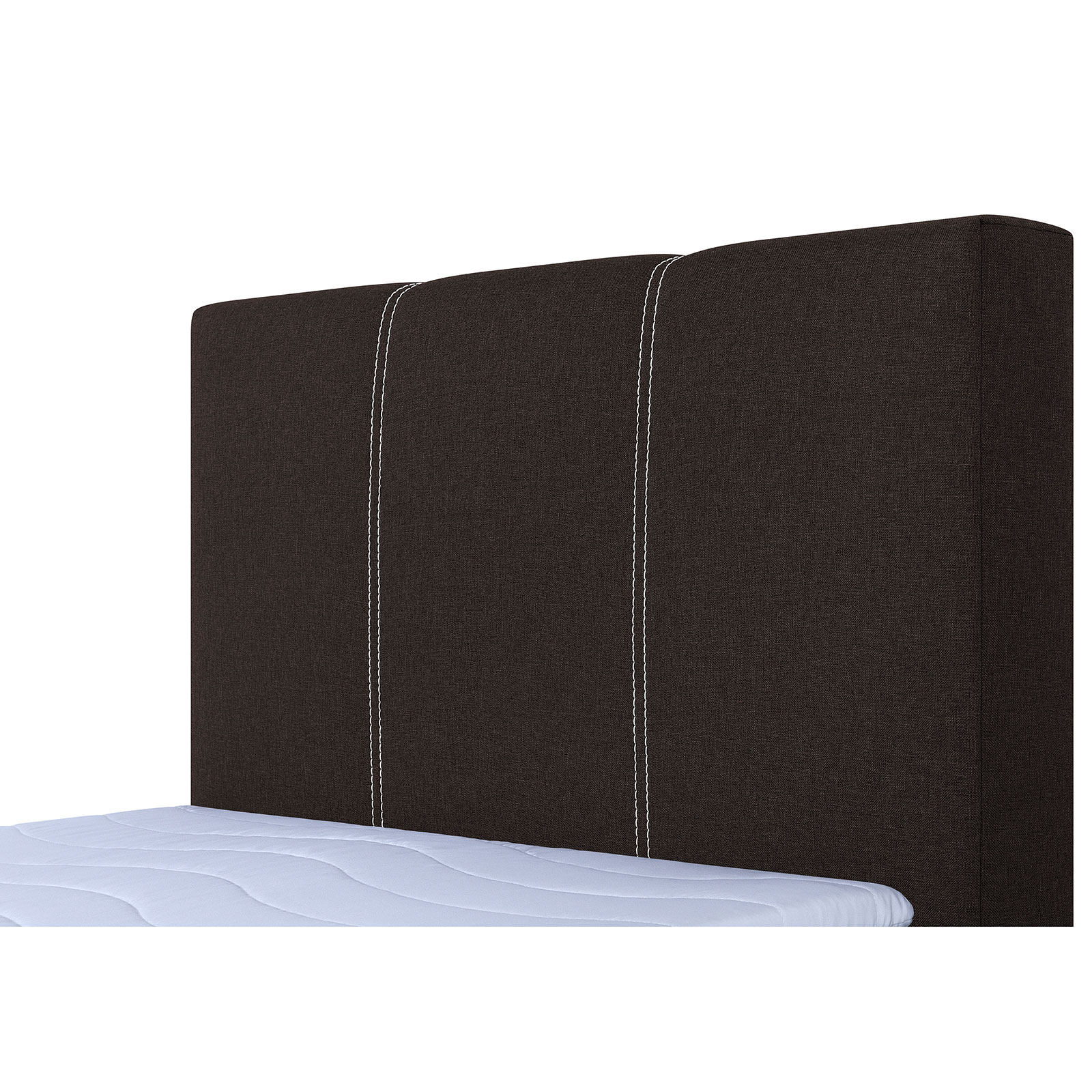 Boxspringbett - braun - H3 - Bonell-Federkern - 90x200 cm