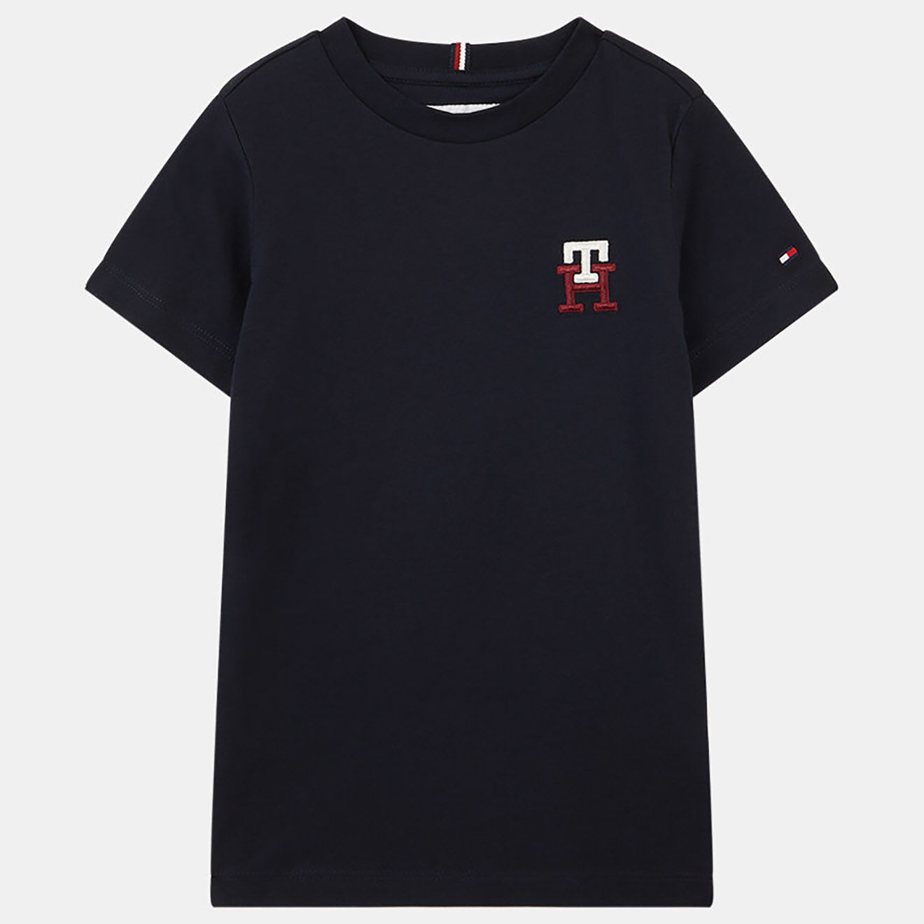 Tommy Hilfiger T-Shirt TH Poitrine bleu marine