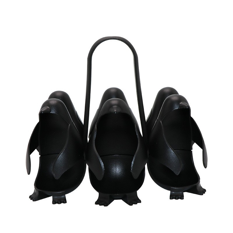 6-fach Eier Halter Egguins Haltering zum Kochen / Servieren / Aufbewahren - Pinguin