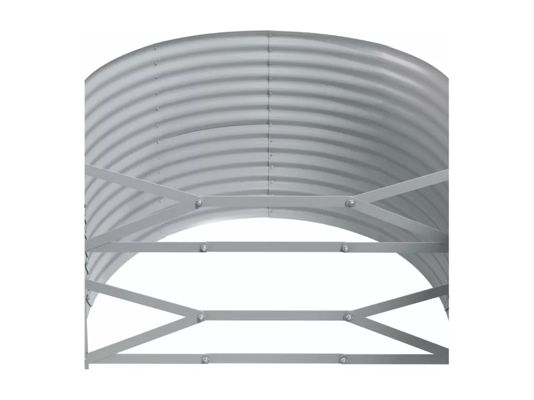 Lit surélevé de jardin Acier enduit de poudre Anthracite