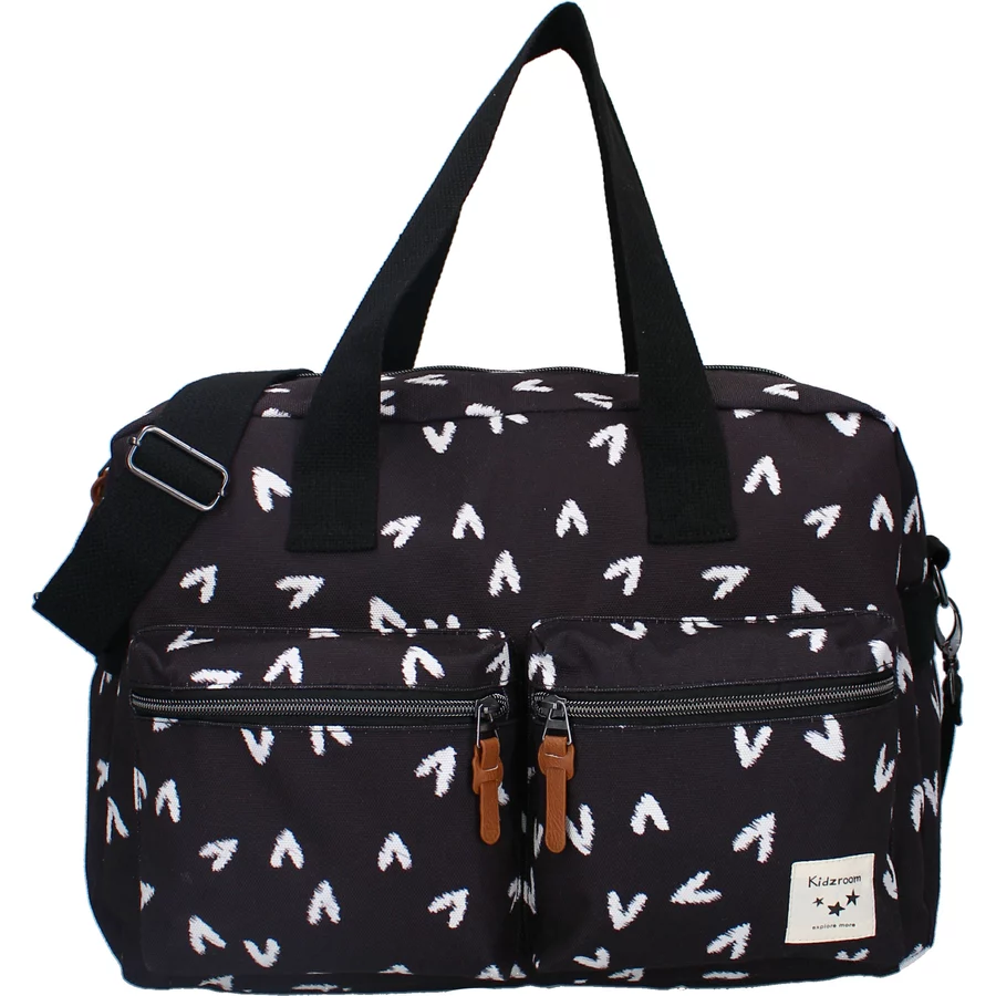 Kidzroom Wickeltasche care Kind at Heart Black