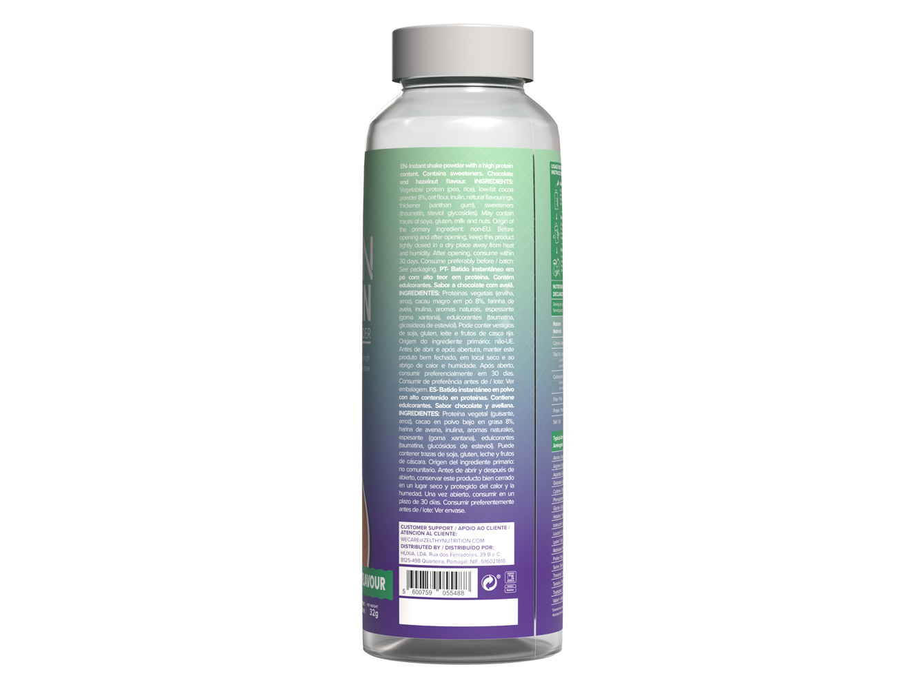 PROTEINA VEGETAL ZELTHY CHOCOLATE E AVELÃ 32G