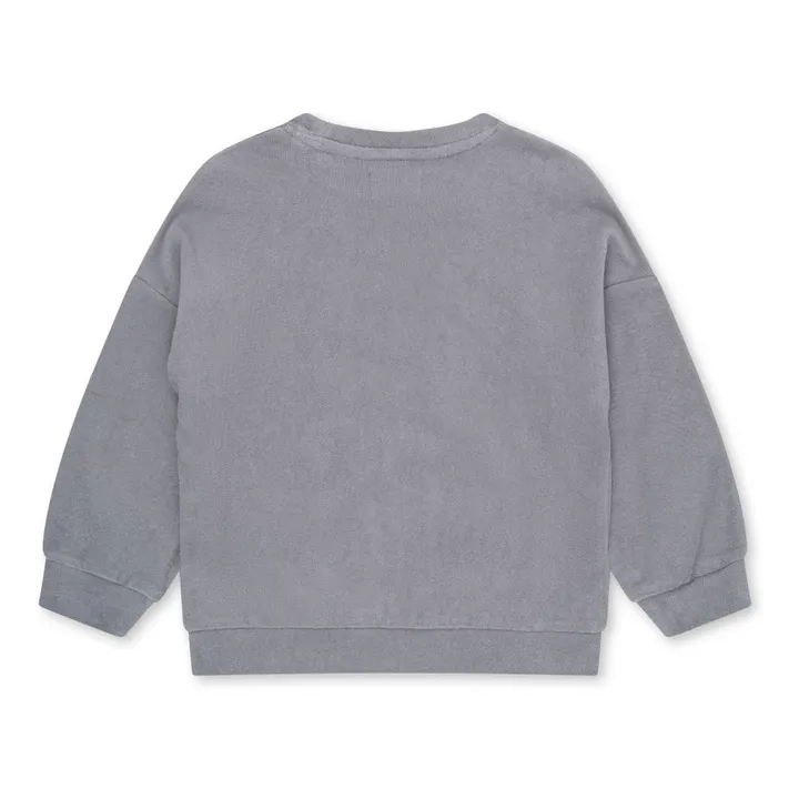 Konges Sløjd Sweat Itty Coton Bio | Bleu gris
